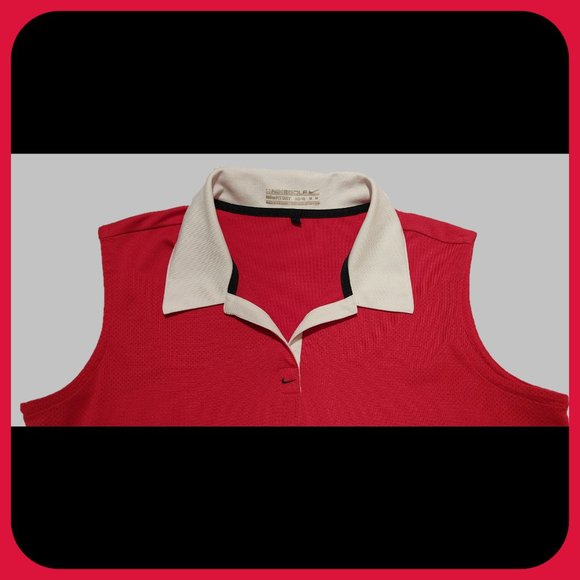 NIKE GOLF || Womens Fit Dry Polo (SIZE M) - Picture 2 of 7
